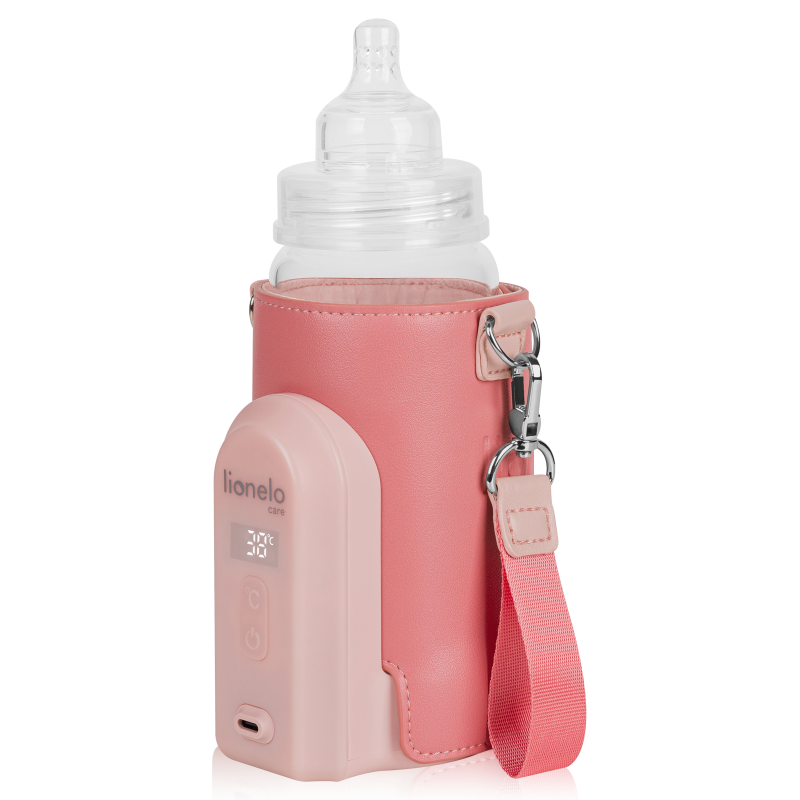 Lionelo Thermup Go Evo Coral Pink — Podgrzewacz do butelek