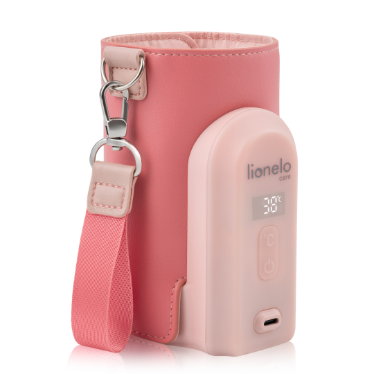 Lionelo Thermup Go Evo Coral Pink — Podgrzewacz do butelek