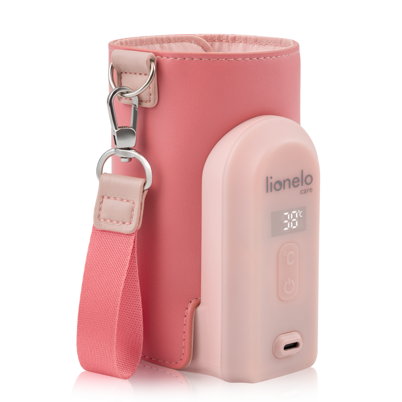 Lionelo Thermup Go Evo Coral Pink — Podgrzewacz do butelek