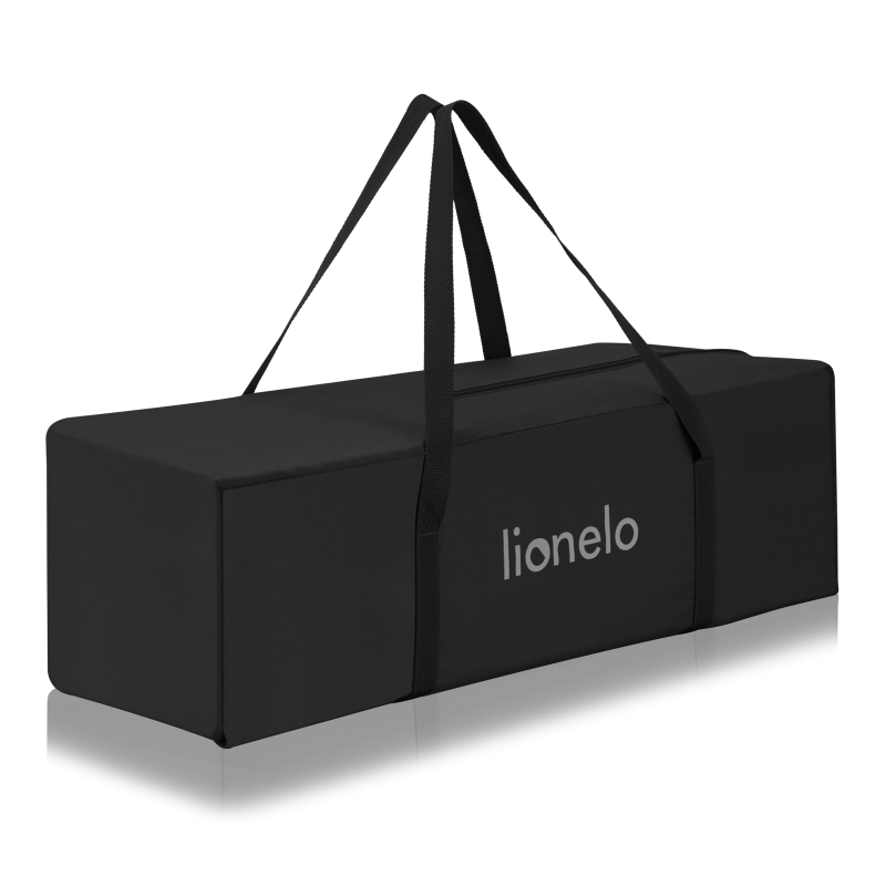 Lionelo Laura Black Carbon — Kompaktowe łóżeczko turystyczne