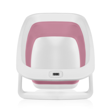 Lionelo BabyBubble Pink Magnolia — Składana wanienka z leżaczkiem