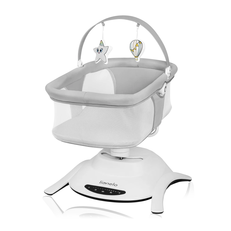 Lionelo Bella Set Grey Concrete — leżaczek bujaczek