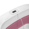 Lionelo BabyBubble Pink Magnolia — Składana wanienka z leżaczkiem