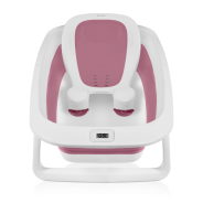 Lionelo BabyBubble Pink Magnolia — Składana wanienka z leżaczkiem
