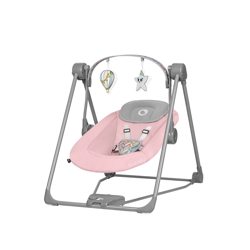 Leżaczek bujaczek Otto Pink Baby - Lionelo
