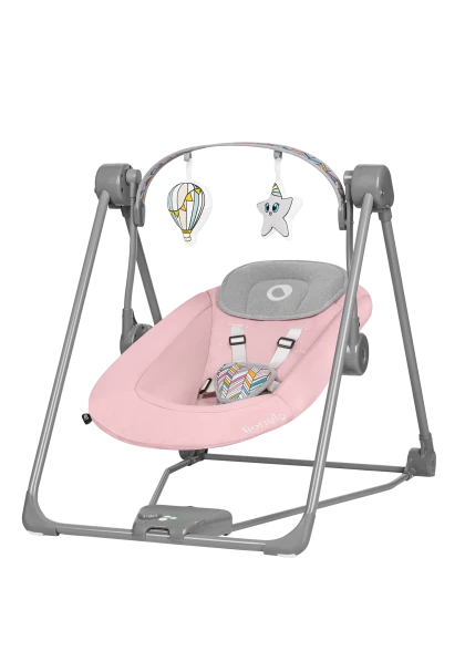 Leżaczek bujaczek Otto Pink Baby - Lionelo