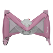 Lionelo Stefi Plus Pink Magnolia — Łóżeczko turystyczne