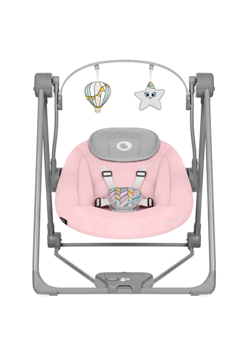Leżaczek bujaczek Otto Pink Baby - Lionelo