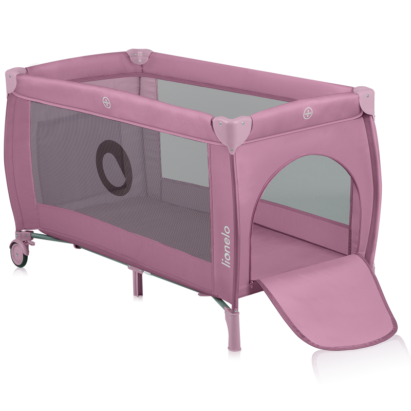Lionelo Stefi Plus Pink Magnolia — Łóżeczko turystyczne