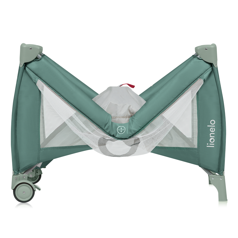 Lionelo Stefi Plus Green Olive — Łóżeczko turystyczne