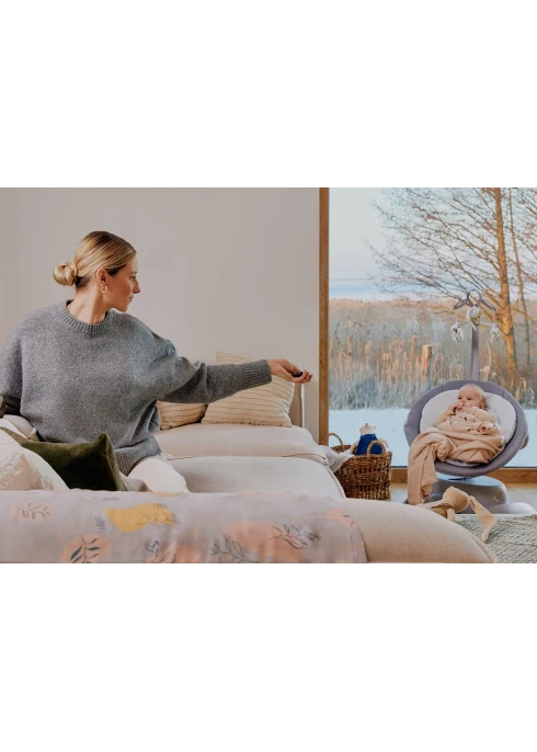 Leżaczek bujaczek Mell Grey Stone - Lionelo