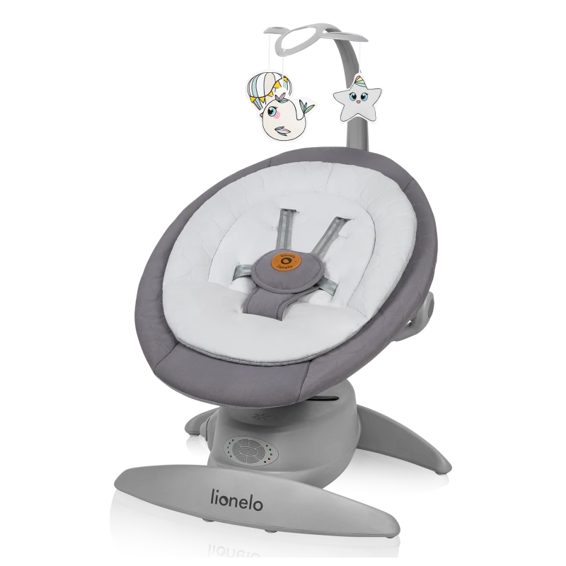 Leżaczek bujaczek Mell Grey Stone - Lionelo