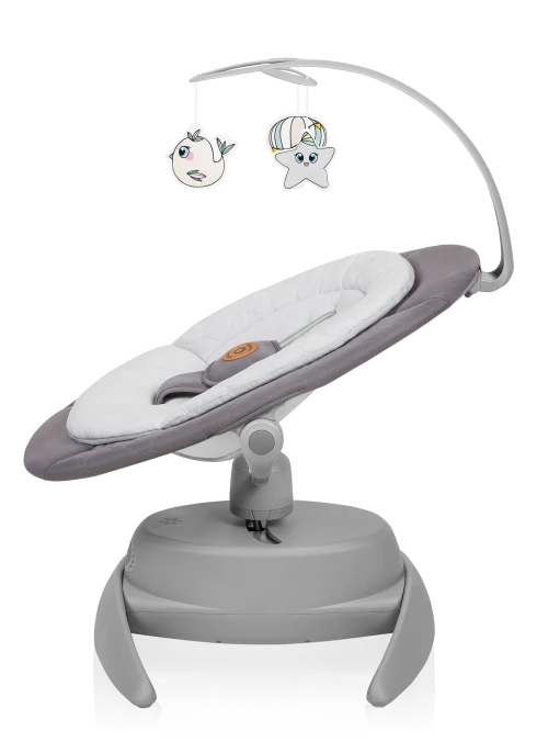 Leżaczek bujaczek Mell Grey Stone - Lionelo