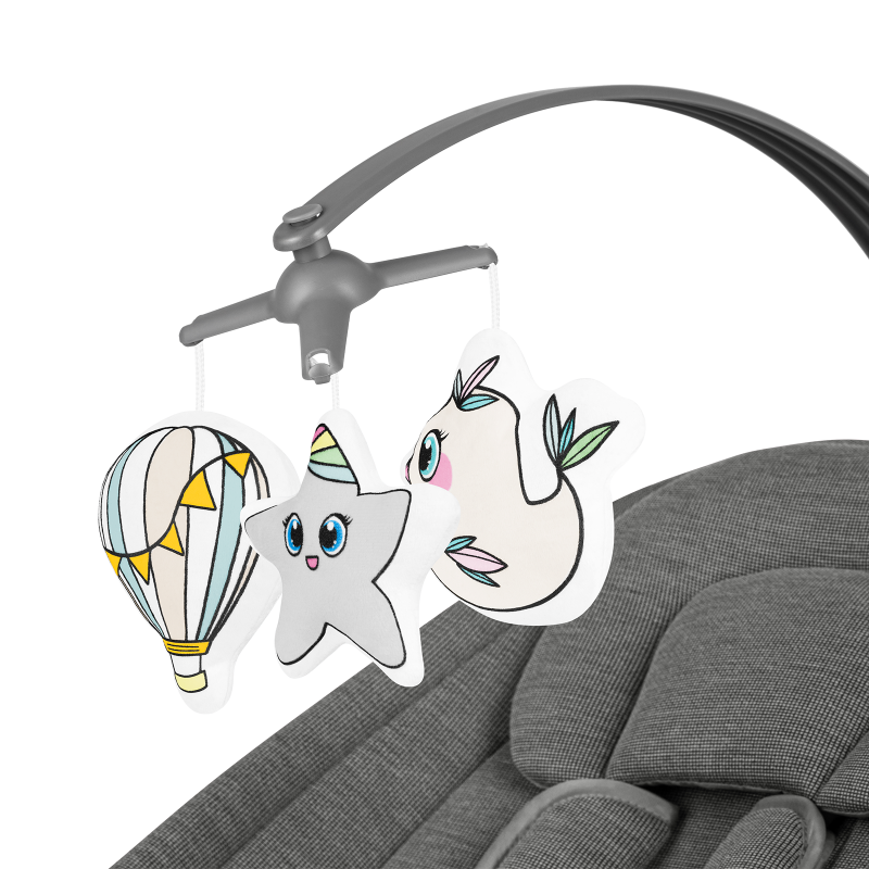 Lionelo Blossom Grey Concrete — Elektryczny bujaczek