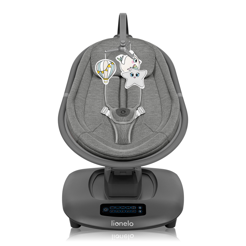 Lionelo Blossom Grey Concrete — Elektryczny bujaczek