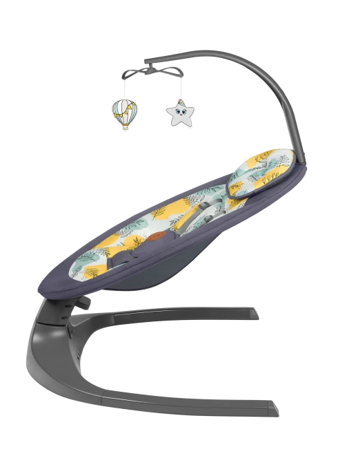 Lionelo Ralf Grey Concrete — leżaczek bujaczek