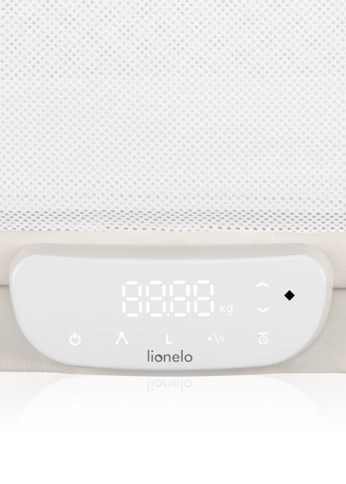 Łóżeczko-kołyska z wagą Coral White - Lionelo