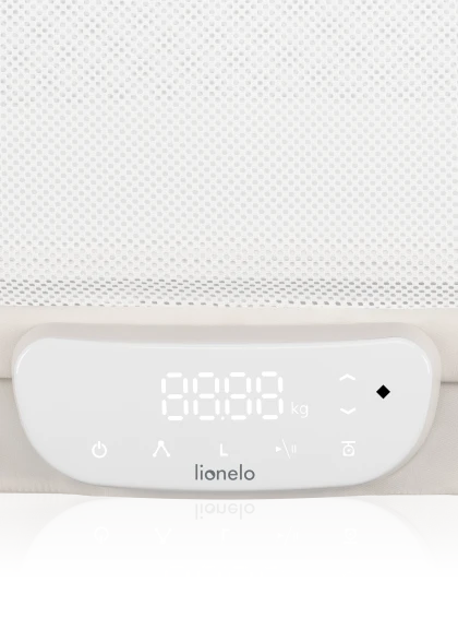 Łóżeczko-kołyska z wagą Coral White - Lionelo