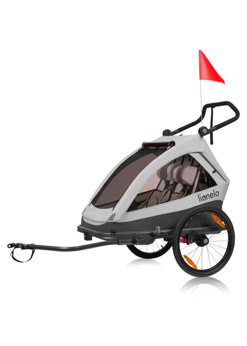 Przyczepka rowerowa z funkcją wózka spacerowego Cama Grey Stone