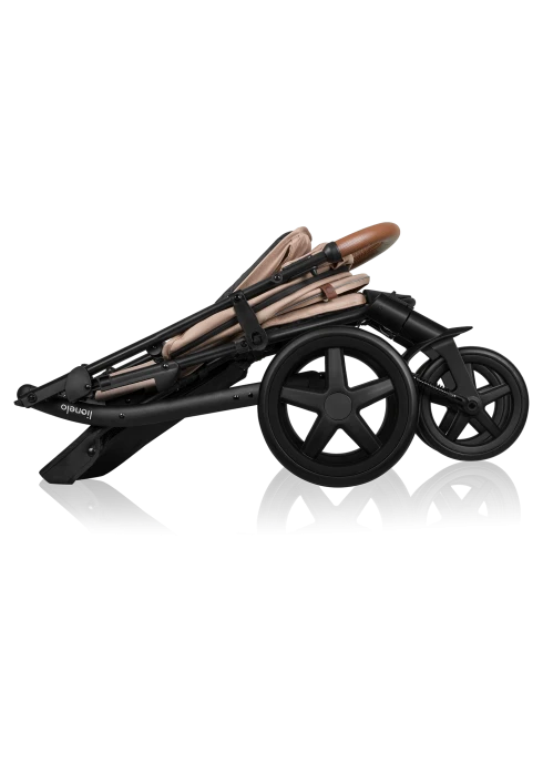 Wózek spacerowy lekki, składany, do 22 kg - Annet Plus Beige Sand - Lionelo