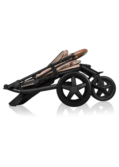 Wózek spacerowy lekki, składany, do 22 kg - Annet Plus Beige Sand - Lionelo