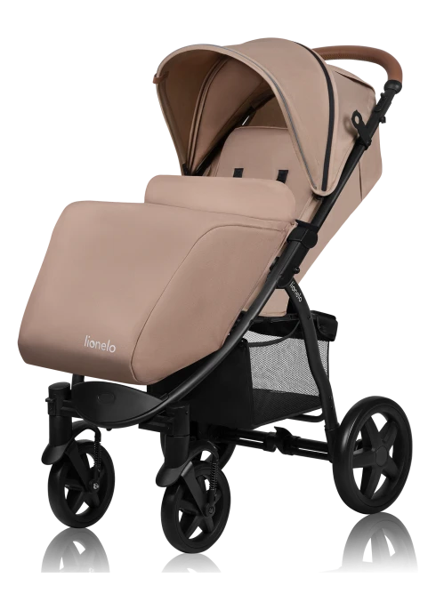 Wózek spacerowy lekki, składany, do 22 kg - Annet Plus Beige Sand - Lionelo