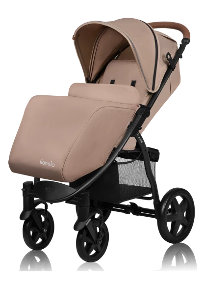 Wózek spacerowy lekki, składany, do 22 kg - Annet Plus Beige Sand - Lionelo