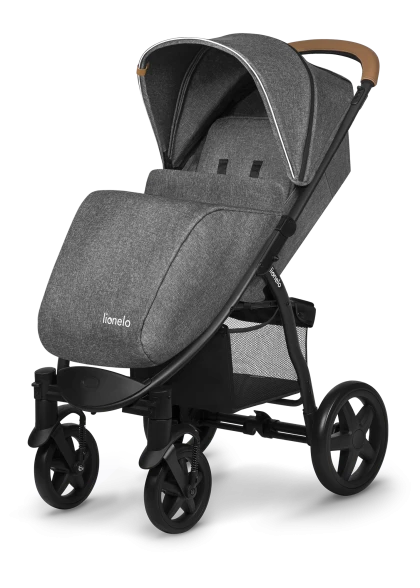 Wózek spacerowy lekki, składany, do 22 kg - Annet Plus Stone Caramel - Lionelo