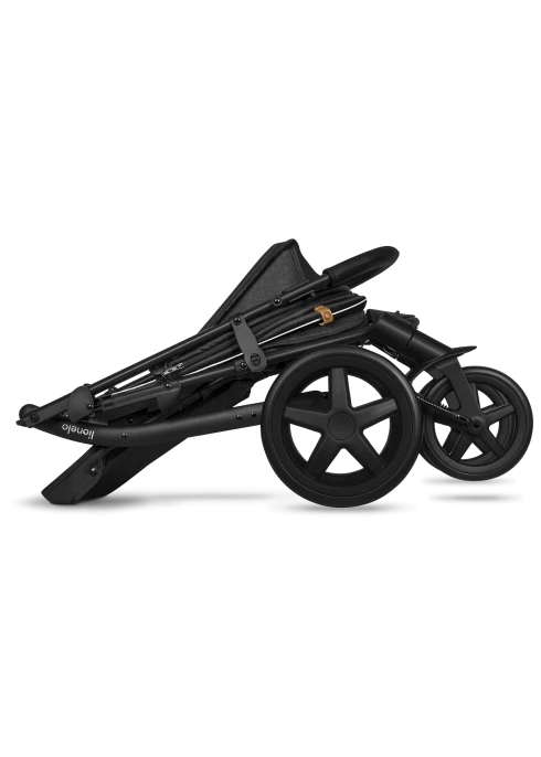 Wózek spacerowy lekki, składany, do 22 kg - Annet Plus Black Carbon - Lionelo