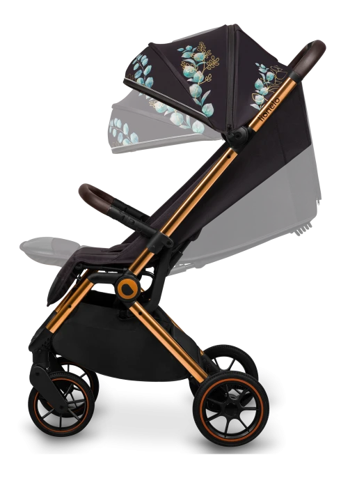 Wózek spacerowy 8,2 kg, składanie jedną ręką, do 22 kg - Cloe Golden Moments - Lionelo