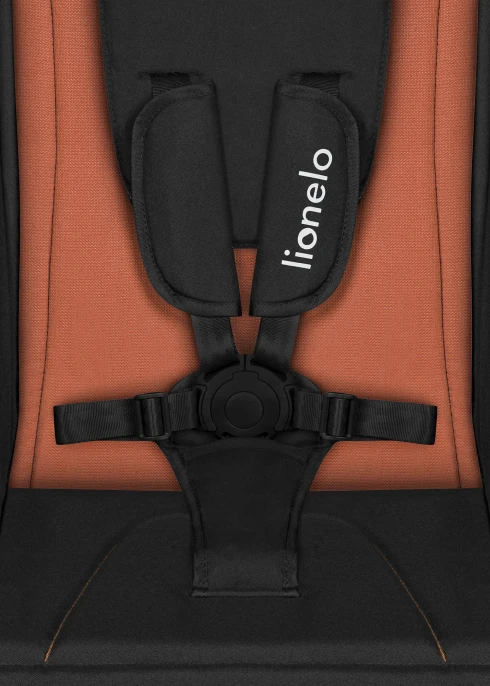 Wózek spacerowy 8,2 kg, składanie jedną ręką, do 22 kg - Cloe Brown Rust - Lionelo