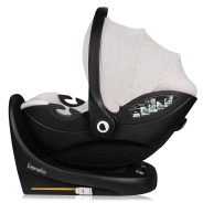 lionelo Moxie i-Size Set Beige Sand — Fotelik samochodowy z bazą ISOFIX