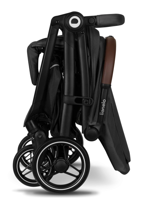 Wózek spacerowy 8,5 kg, składanie jedną ręką, amortyzowany - Ingrid Grey Stone - Lionelo