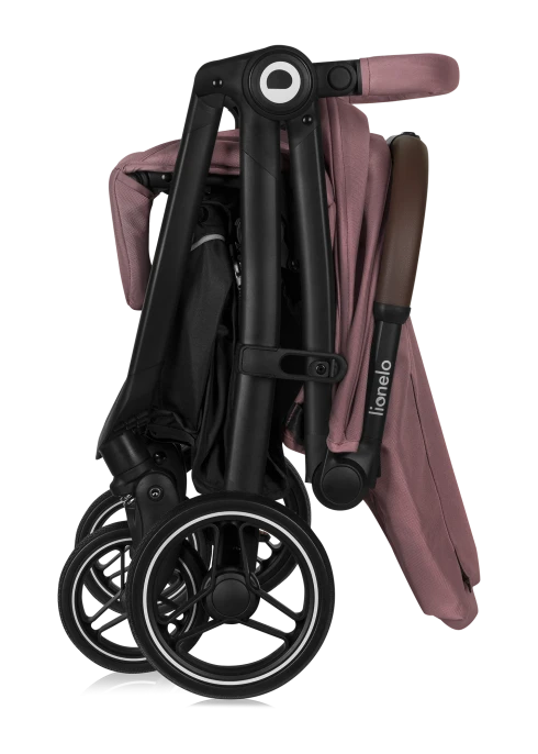 Wózek spacerowy 8,5 kg, składanie jedną ręką, amortyzowany - Ingrid Pink Mauve - Lionelo