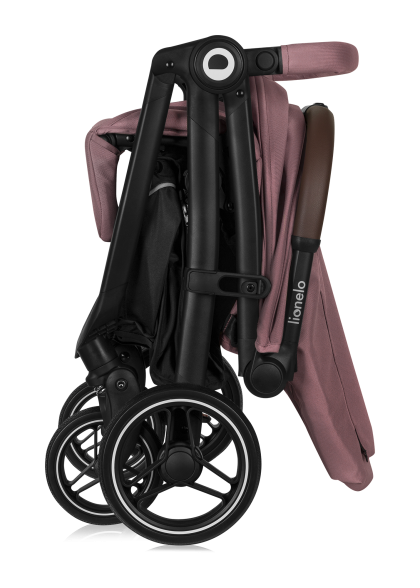 Wózek spacerowy 8,5 kg, składanie jedną ręką, amortyzowany - Ingrid Pink Mauve - Lionelo