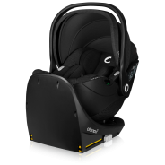 lionelo Moxie i-Size Set Carbon Black — Fotelik samochodowy z bazą ISOFIX