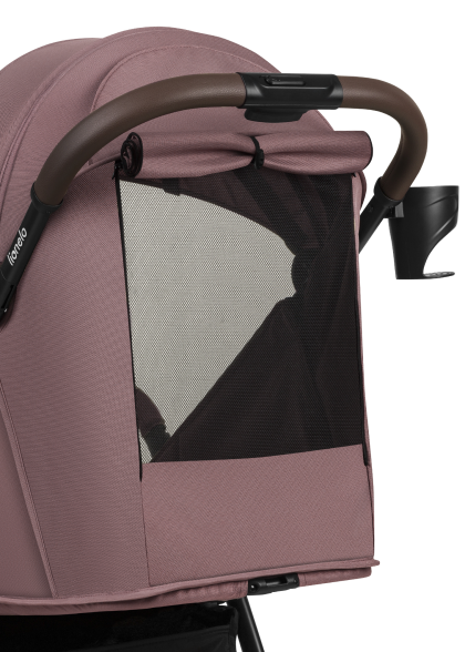 Wózek spacerowy 8,5 kg, składanie jedną ręką, amortyzowany - Ingrid Pink Mauve - Lionelo