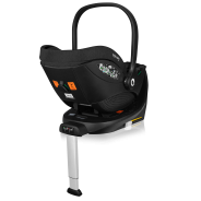 lionelo Moxie i-Size Set Carbon Black — Fotelik samochodowy z bazą ISOFIX