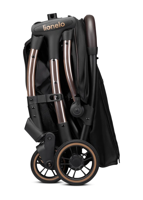Lionelo Julie One Black Gold - wózek spacerowy