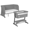 Lionelo Thomi Plus 5 w 1 Grey Concrete — Łóżeczko 5 w 1