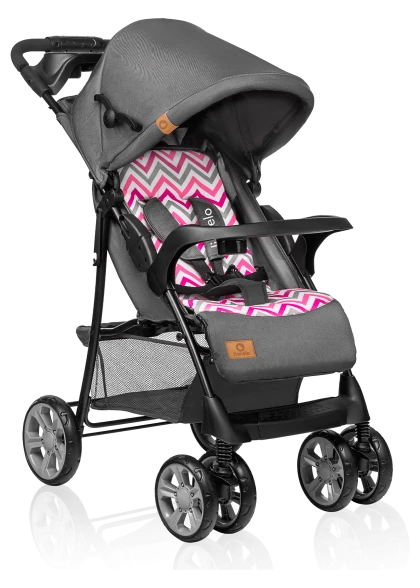Lionelo Emma Plus Pink Scandi — wózek spacerowy