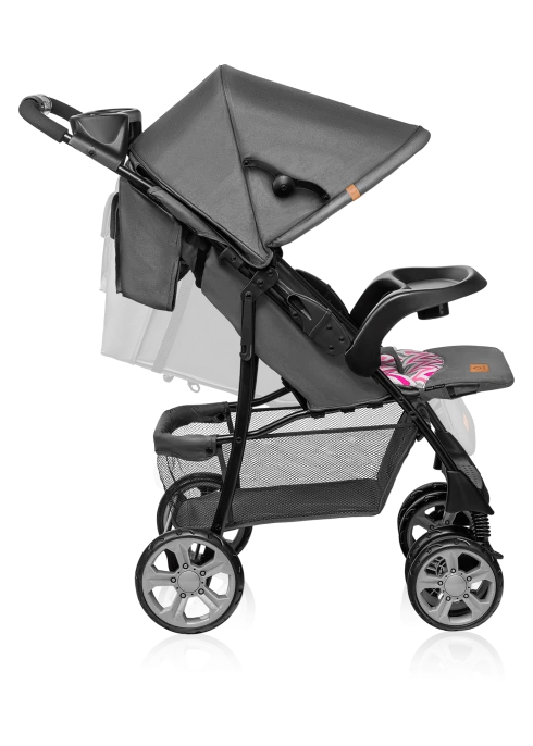 Lionelo Emma Plus Pink Scandi — wózek spacerowy