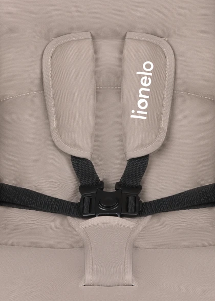 Wózek spacerowy lekki 7,7 kg, z tacką i torbą, do 15 kg - Emma Plus Beige Latte - Lionelo