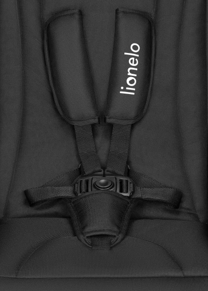 Wózek spacerowy, pompowane koła, od narodzin - Natt Black Onyx - Lionelo
