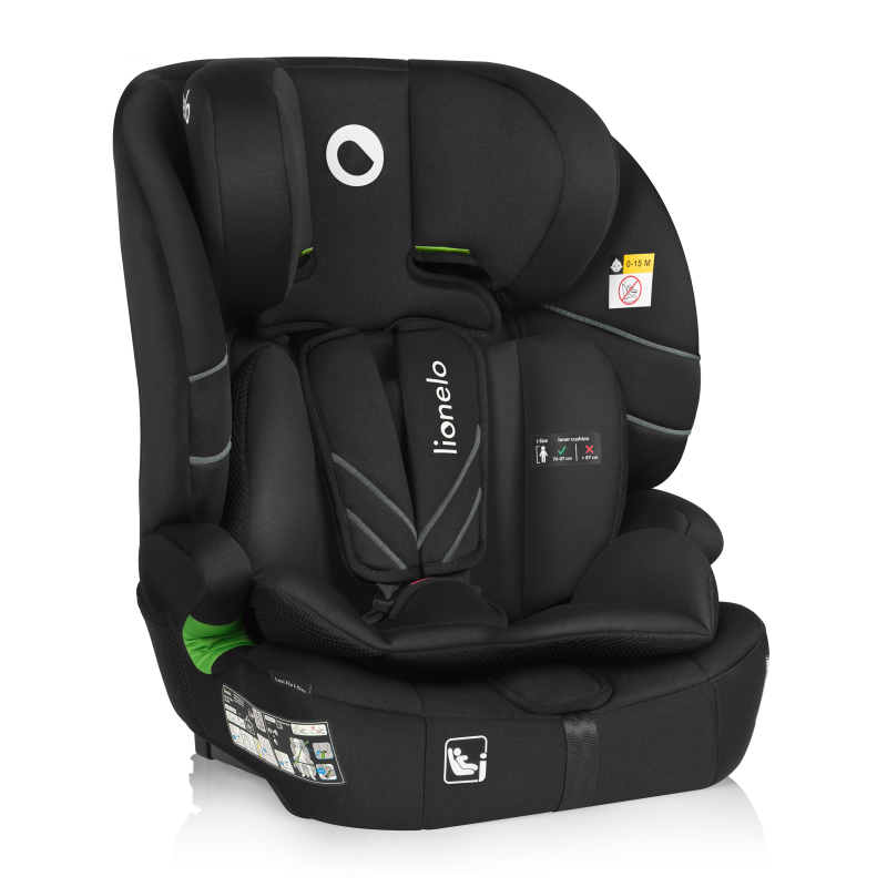 Lionelo Levi Fix i-Size Black Carbon — Fotelik samochodowy