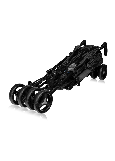 Spacerówka parasolka lekka 7 kg, składana, do 15 kg - Irma Black - Lionelo