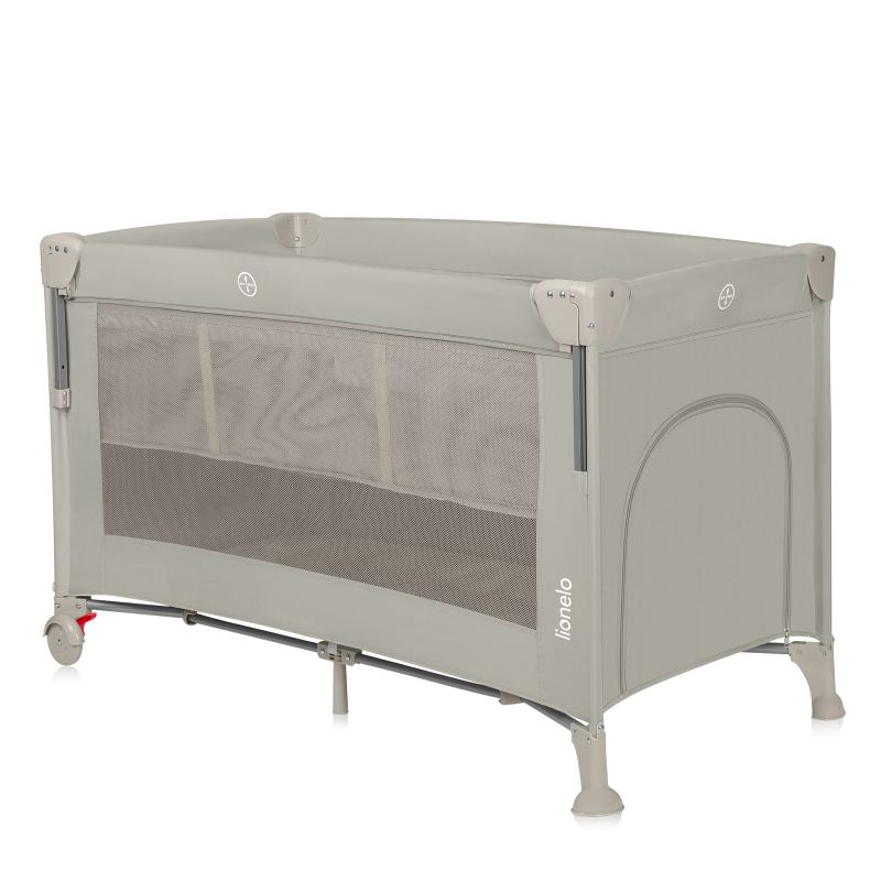 Lionelo Ellen Beige Sand — Łóżeczko dostawne 3 w 1