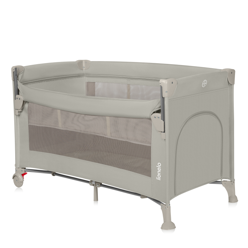 Lionelo Ellen Beige Sand — Łóżeczko dostawne 3 w 1