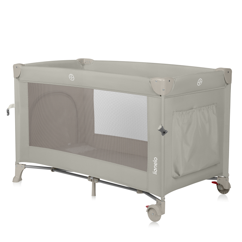 Lionelo Ellen Beige Sand — Łóżeczko dostawne 3 w 1