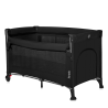 Lionelo Ellen Black Carbon — Łóżeczko dostawne 3 w 1